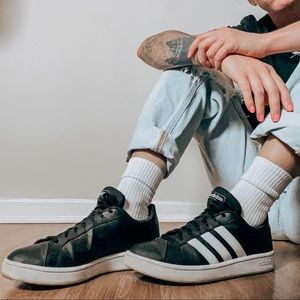 Adidas Black & White Sneakers